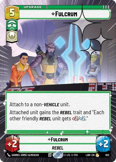 Fulcrum (Hyperspace Foil) - Foil (A Lawless Time)(LAW-652/901)(R)
