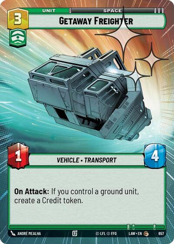 Getaway Freighter (Hyperspace Foil) - Foil (A Lawless Time)(LAW-657/901)(C)