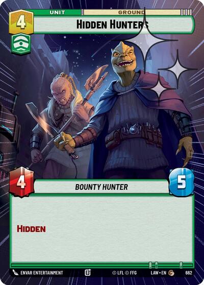 Hidden Hunters (Hyperspace Foil) - Foil (A Lawless Time)(LAW-662/901)(C)