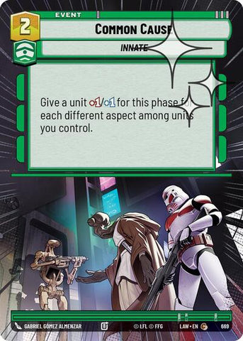 Common Cause (Hyperspace Foil) - Foil (A Lawless Time)(LAW-669/901)(C)
