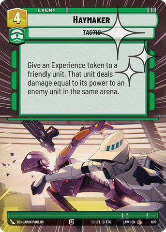 Haymaker (Hyperspace Foil) - Foil (A Lawless Time)(LAW-670/901)(C)