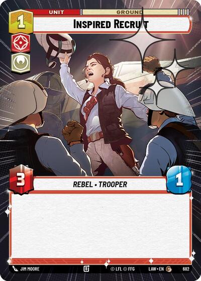 Inspired Recruit (Hyperspace Foil) - Foil (A Lawless Time)(LAW-682/901)(C)