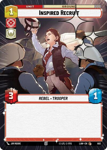 Inspired Recruit (Hyperspace Foil) - Foil (A Lawless Time)(LAW-682/901)(C)