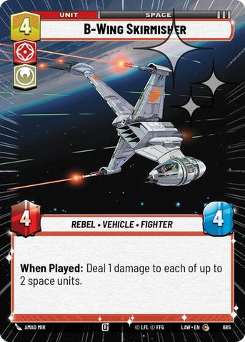 B-Wing Skirmisher (Hyperspace Foil) - Foil (A Lawless Time)(LAW-685/901)(C)