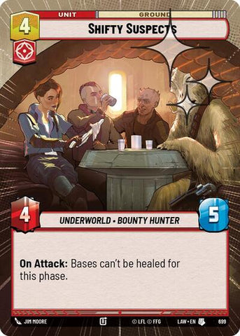 Shifty Suspects (Hyperspace Foil) - Foil (A Lawless Time)(LAW-699/901)(U)