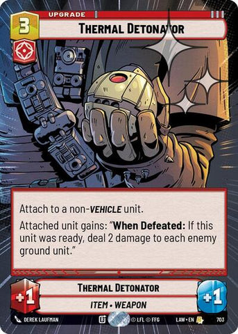 Thermal Detonator (Hyperspace Foil) - Foil (A Lawless Time)(LAW-703/901)(R)