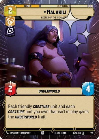 Malakili, Keeper of the Menagerie (Hyperspace Foil) - Foil (A Lawless Time)(LAW-714/901)(S)