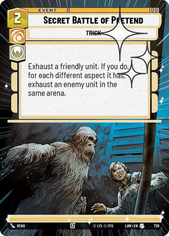 Secret Battle of Pretend (Hyperspace Foil) - Foil (A Lawless Time)(LAW-728/901)(U)