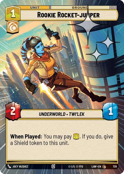 Rookie Rocket-jumper (Hyperspace Foil) - Foil (A Lawless Time)(LAW-729/901)(C)