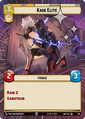 Kage Elite (Hyperspace Foil) - Foil (A Lawless Time)(LAW-736/901)(C)