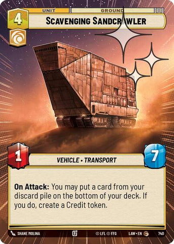 Scavenging Sandcrawler (Hyperspace Foil) - Foil (A Lawless Time)(LAW-740/901)(C)