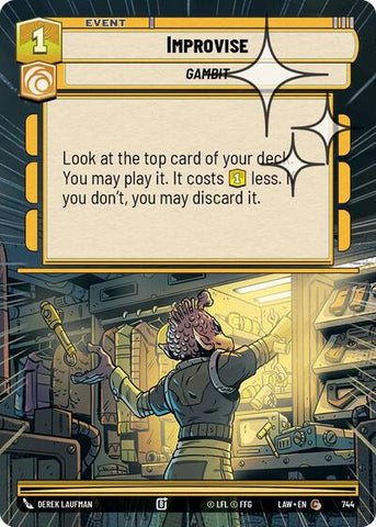 Improvise (Hyperspace Foil) - Foil (A Lawless Time)(LAW-744/901)(C)