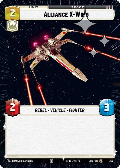 Alliance X-Wing (Hyperspace Foil) - Foil (A Lawless Time)(LAW-755/901)(C)