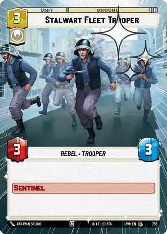 Stalwart Fleet Trooper (Hyperspace Foil) - Foil (A Lawless Time)(LAW-756/901)(C)