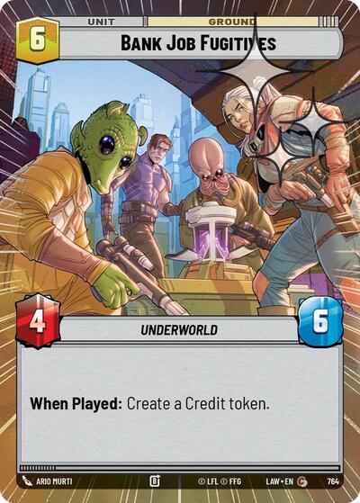 Bank Job Fugitives (Hyperspace Foil) - Foil (A Lawless Time)(LAW-764/901)(C)