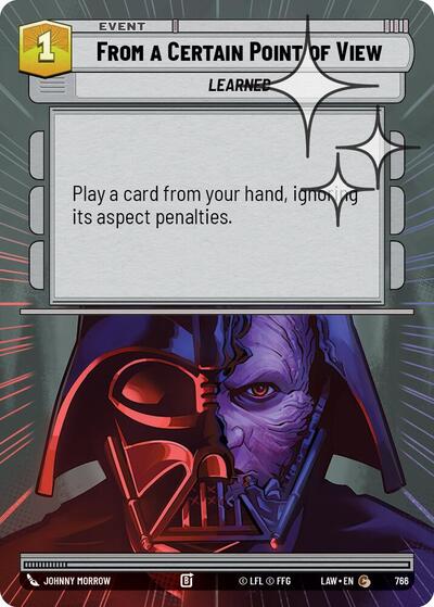 From a Certain Point of View (Hyperspace Foil) - Foil (A Lawless Time)(LAW-766/901)(C)