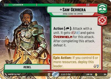 Saw Gerrera, Bring Down the Empire (Hyperspace) (A Lawless Time)(LAW-265/901)(R)