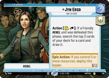 Jyn Erso, Time to Fight (Hyperspace) (A Lawless Time)(LAW-269/901)(R)