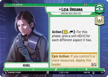 Leia Organa, Someone Who Loves You (Hyperspace) (A Lawless Time)(LAW-274/901)(S)
