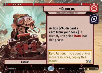 Sebulba, Especially Dangerous Dug (Hyperspace) (A Lawless Time)(LAW-276/901)(R)