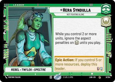 Hera Syndulla, Not Fighting Alone (A Lawless Time)(LAW-009/264)(C)