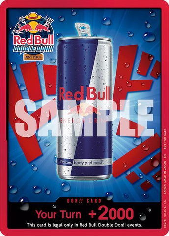 DON!! Card [Red Bull Double Don!!] [Foil] (One Piece Promotion Cards)(DON!!)