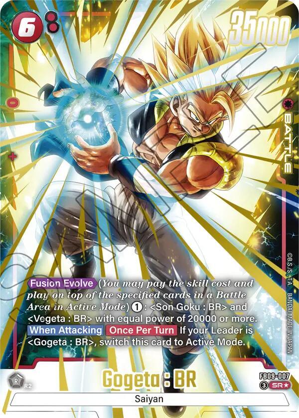 Gogeta : BR [007] [Alternate Art] [Foil] (FB09-007)(SR)