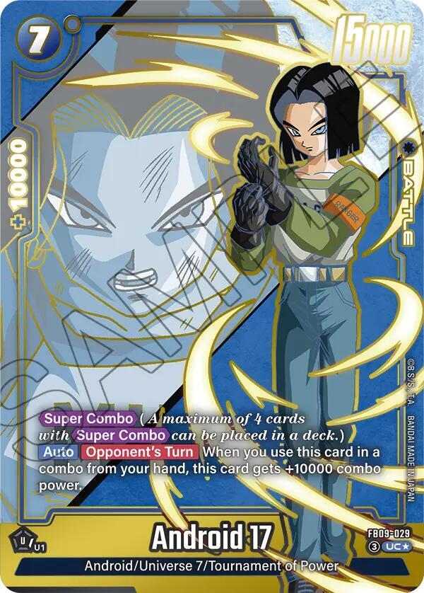 Android 17 [029] [Alternate Art] [Foil] (FB09-029)(UC)