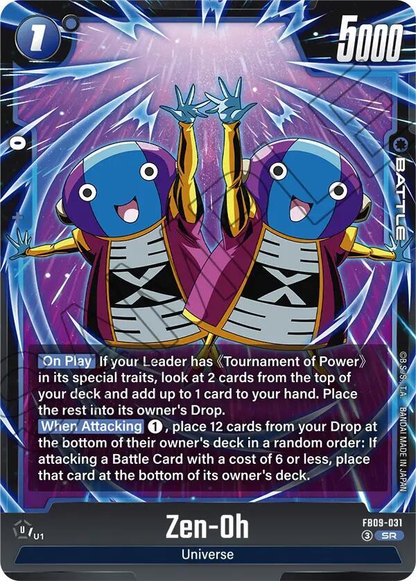 Zen-Oh [031] [Foil] (FB09-031)(SR)