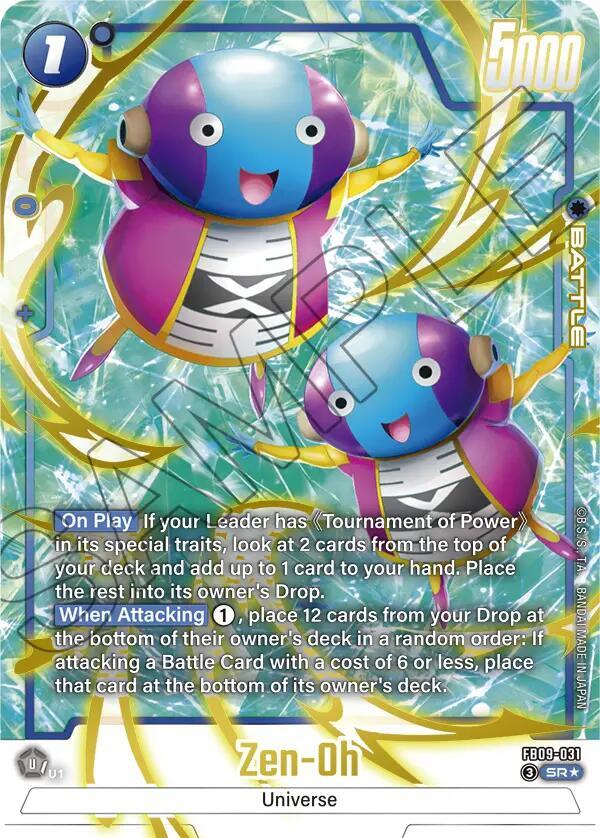 Zen-Oh [031] [Alternate Art] [Foil] (FB09-031)(SR)