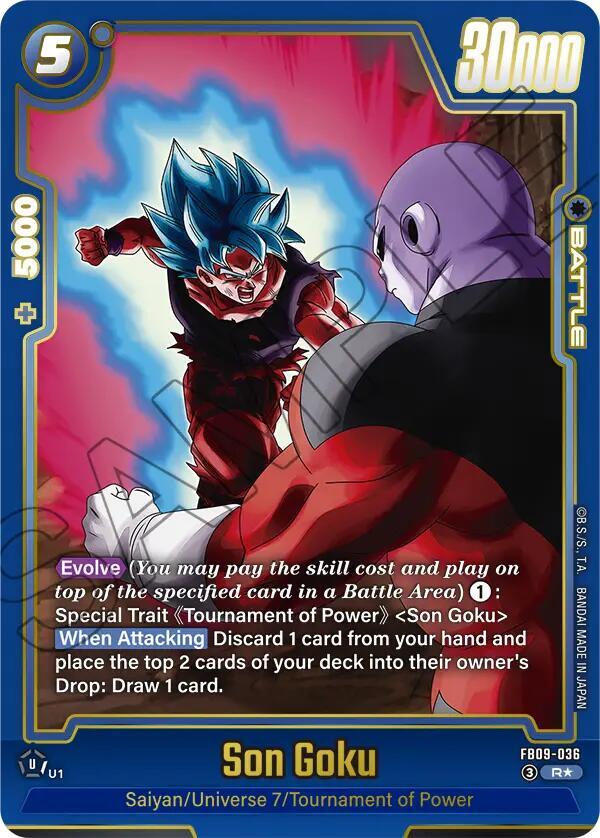 Son Goku [036] [Alternate Art] [Foil] (FB09-036)(R)