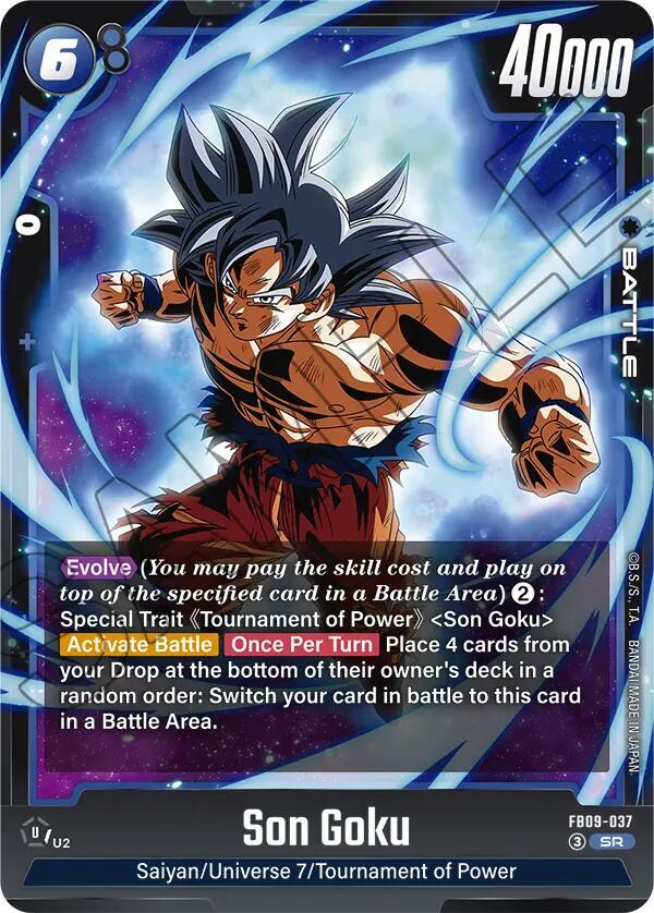 Son Goku [037] [Foil] (FB09-037)(SR)