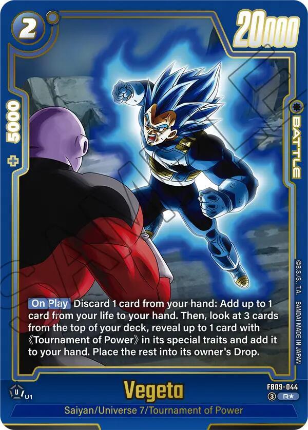 Vegeta [044] [Alternate Art] [Foil] (FB09-044)(R)