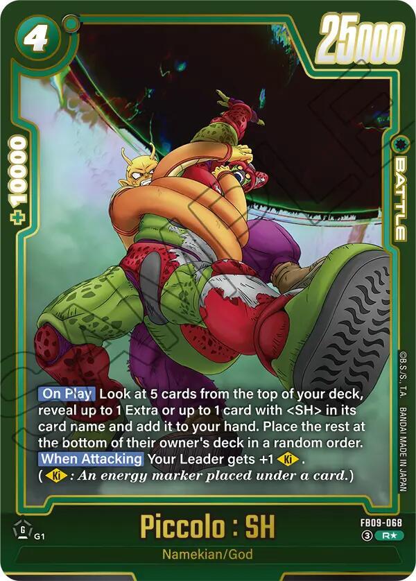 Piccolo : SH [068] [Alternate Art] [Foil] (FB09-068)(R)
