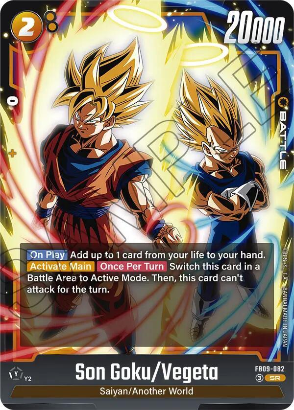 Son Goku/Vegeta [Foil] (FB09-082)(SR)