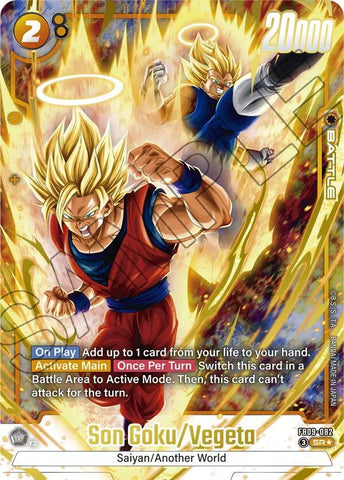 Son Goku/Vegeta [Alternate Art] [Foil] (FB09-082)(SR)