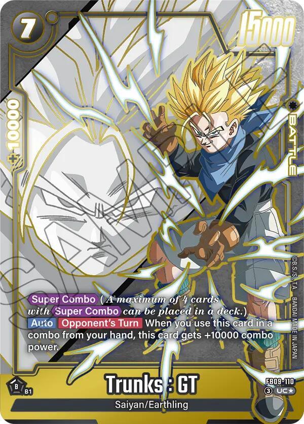 Trunks : GT [110] [Alternate Art] [Foil] (FB09-110)(UC)