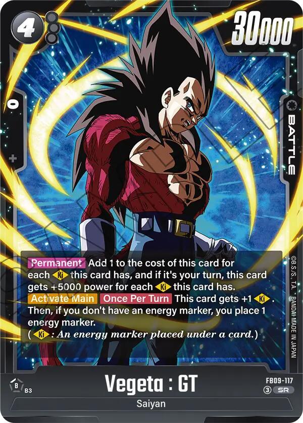 Vegeta : GT [117] [Foil] (FB09-117)(SR)