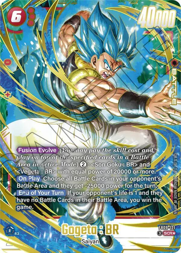Gogeta : BR [121] [Alternate Art] [Foil] (FB09-121)(SCR)