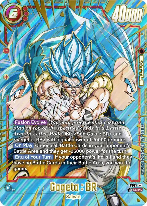 Gogeta : BR [121] [Super Alternate Art] [Foil] (FB09-121)(SCR)