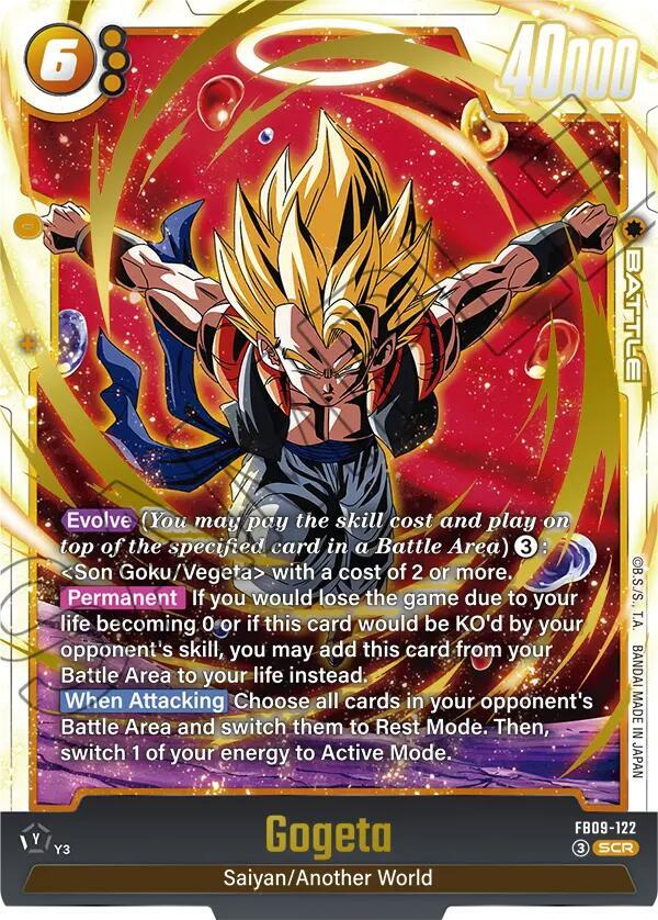 Gogeta [Foil] (FB09-122)(SCR)