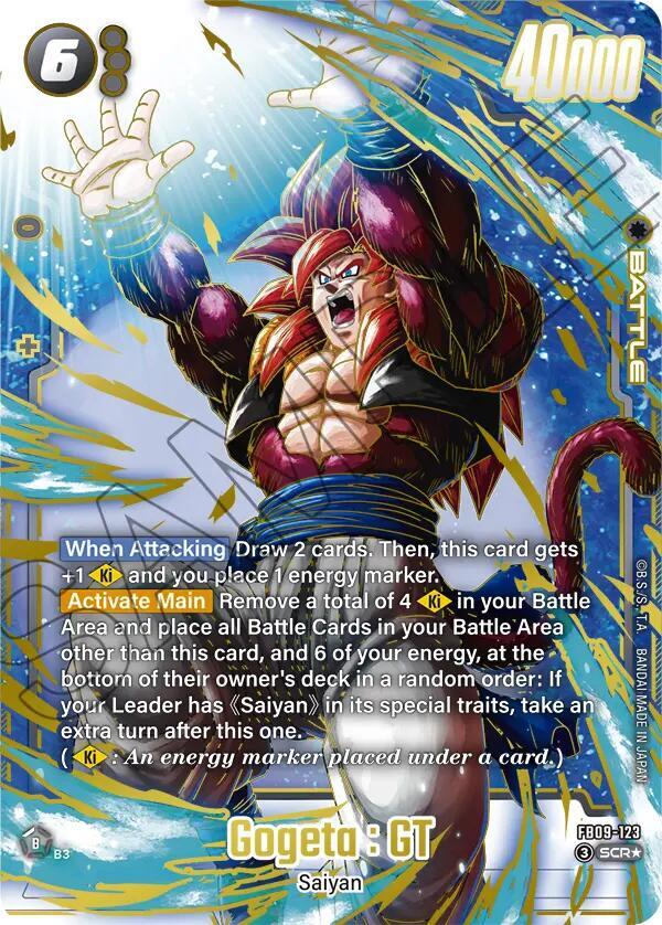 Gogeta : GT [123] [Alternate Art] [Foil] (FB09-123)(SCR)