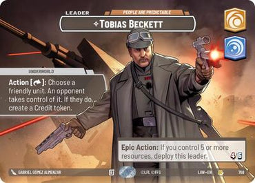 Tobias Beckett, People are Predictable (Showcase) - Foil (A Lawless Time)(LAW-768/901)(R)