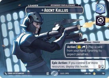 Agent Kallus, Reconsider Your Allegiance (Showcase) - Foil (A Lawless Time)(LAW-769/901)(R)