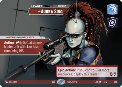 Aurra Sing, Assassin (Showcase) - Foil (A Lawless Time)(LAW-770/901)(C)