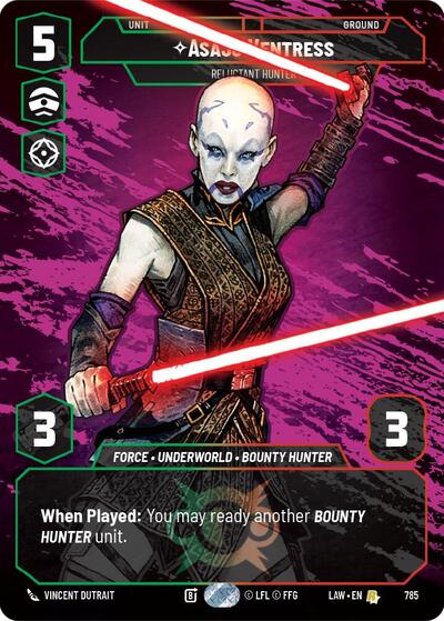 Asajj Ventress, Reluctant Hunter (Prestige) (A Lawless Time)(LAW-785/901)(R)