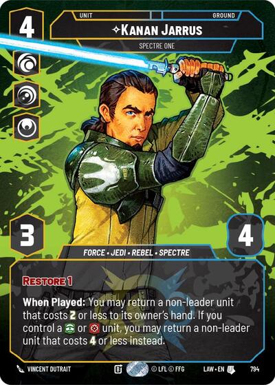 Kanan Jarrus, Spectre One (Prestige) (A Lawless Time)(LAW-794/901)(U)