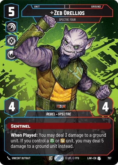 Zeb Orellios, Spectre Four (Prestige) (A Lawless Time)(LAW-797/901)(U)