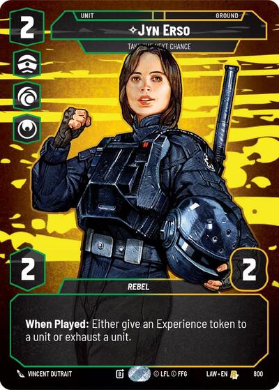 Jyn Erso, Take the Next Chance (Prestige) (A Lawless Time)(LAW-800/901)(R)