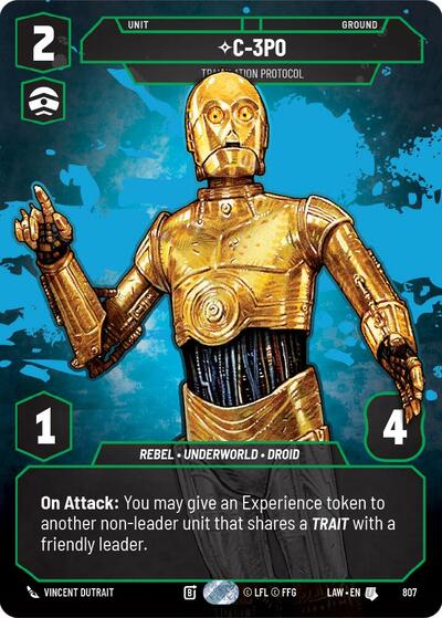 C-3PO, Translation Protocol (Prestige) (A Lawless Time)(LAW-807/901)(U)